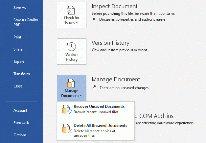 microsoft office 2019 atgūst nesaglabātus dokumentus