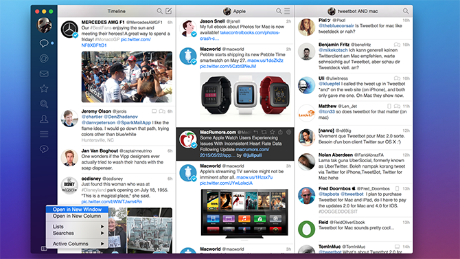 Tweetbot Twitter klients MacOS