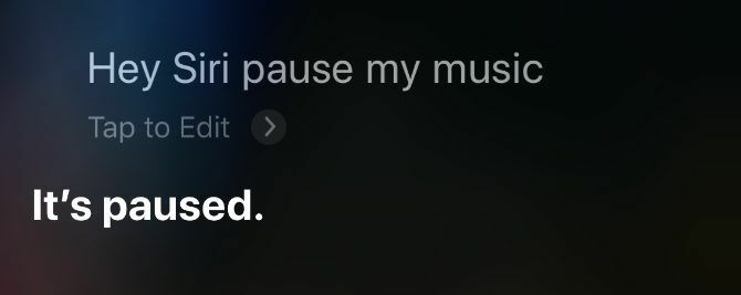 Siri ekrāns pārtrauc mūzikas atskaņošanu iPhone