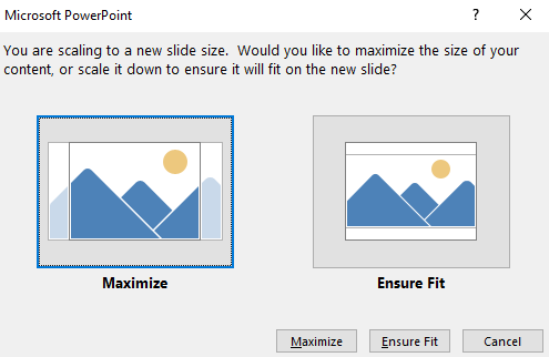 Kā nomainīt slaidu lielumu PowerPoint powerpoint izmērā