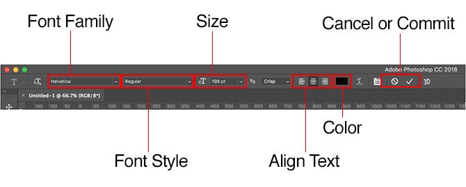 darbs ar tekstu Photoshop - Photoshop tipa pamati