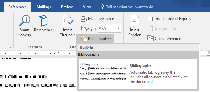 Kā izveidot profesionālus pārskatus un dokumentus Microsoft Word bibliogrāfijā