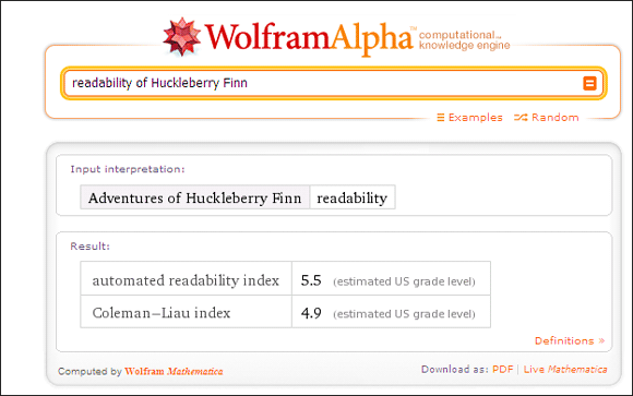 10 populāri Wolfram Alpha lietojumi, ja lasāt un rakstāt angļu valodā Wolfram Alpha06