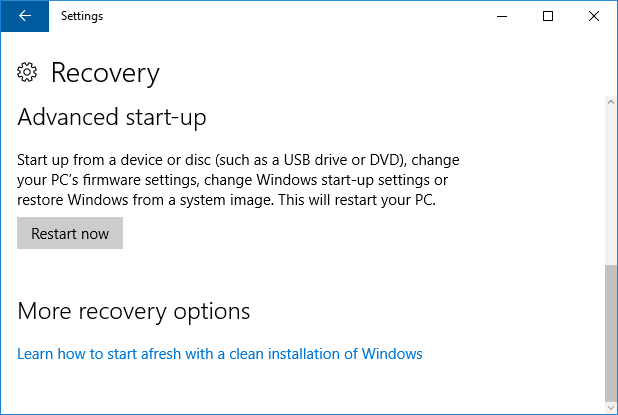 tīru instalēt Windows 10