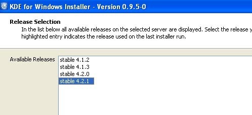 kde-versija
