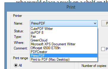 visi pdf-printeri