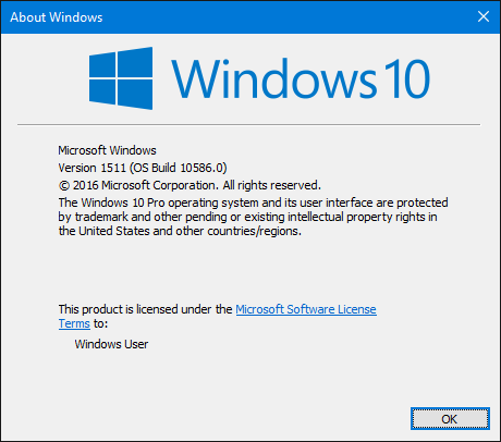 Windows 10 versija 1511