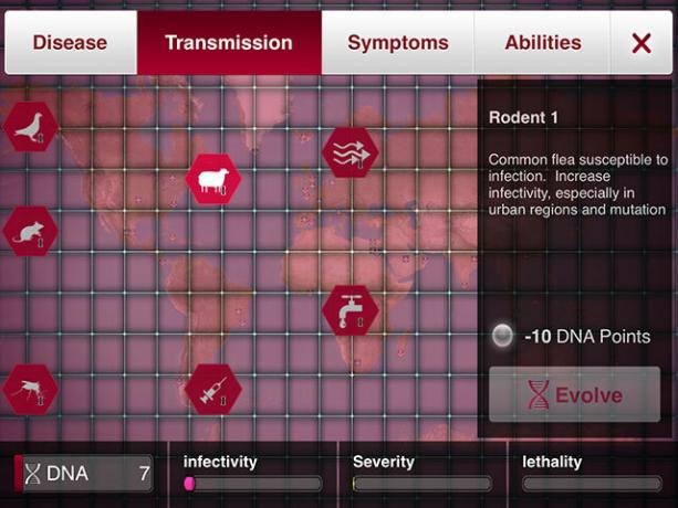 Izvēlieties slimību un iznīciniet cilvēci Plague Inc. pārraide