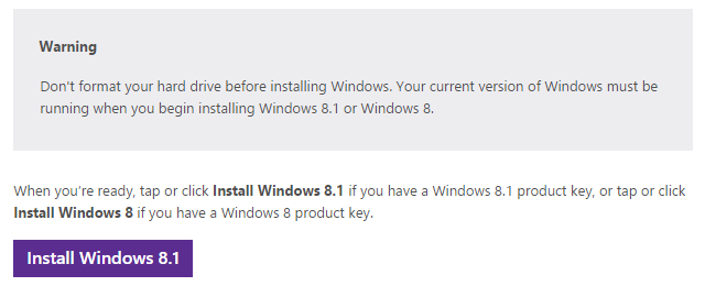 Windows 8.1 instalācijas faili