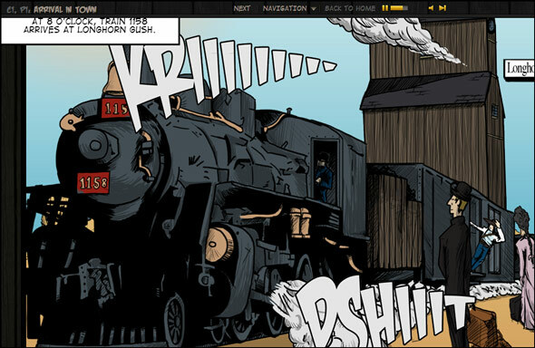 html5 tīmekļa komikss