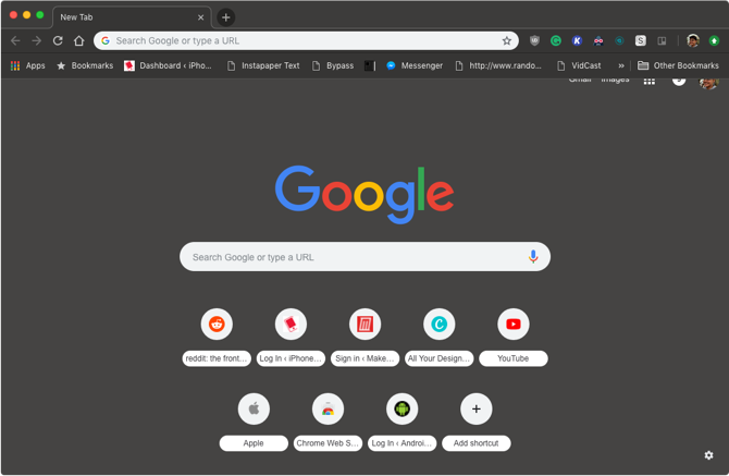 Chrome Mojave tēma