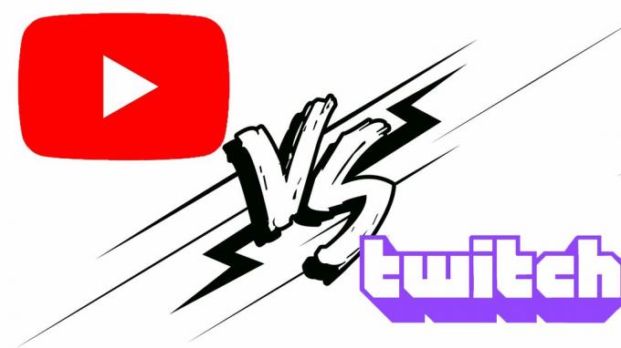 YouTube VS Twitch attēls 