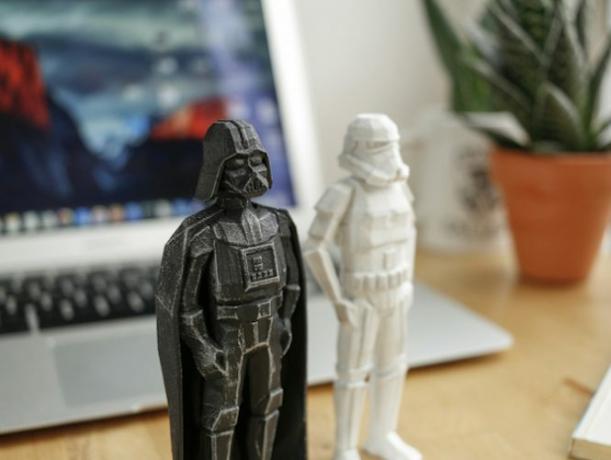 3d drukāt zvaigžņu kari butaforijas bumbas stormtrooper figūras