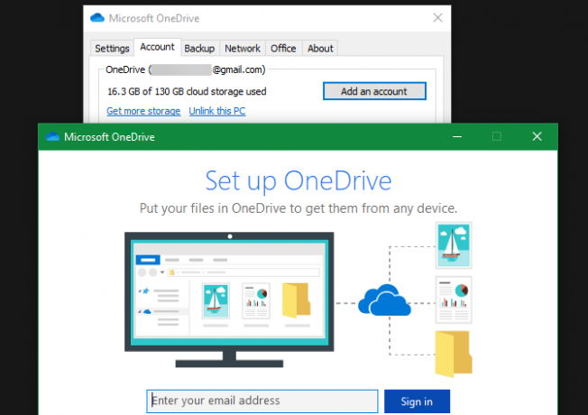 OneDrive Pievienot NewAccount Windows