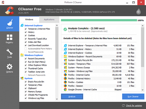 CCleaner-5-tīrīšana