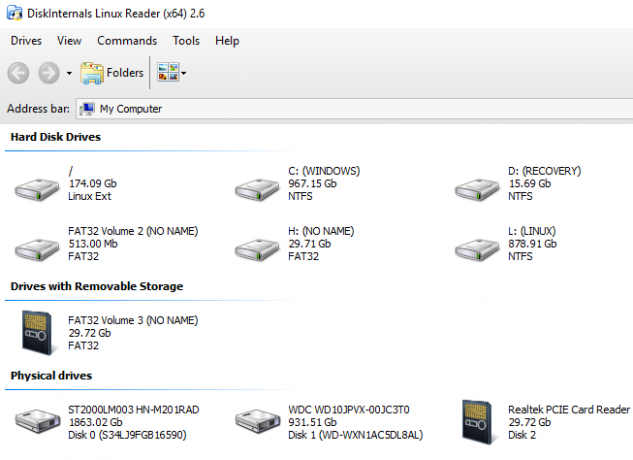 koplietot datus starp Linux un Windows