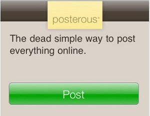 Ievietojiet tekstu, fotoattēlus un video, izmantojot jauno posterous iPhone App [News] posterous app intro
