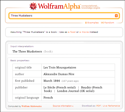 10 populāri Wolfram Alpha lietojumi, ja lasāt un rakstāt angļu valodā Wolfram Alpha05