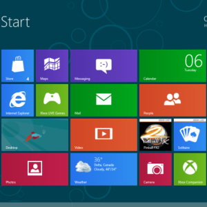 Windows 8 darbvirsma