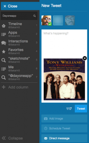 Jauns operētājsistēmas Mac operētājsistēmas TweetDeck ietver labāku čivināt un attēlu priekšskatījumu TweetDeck atjauninājumu