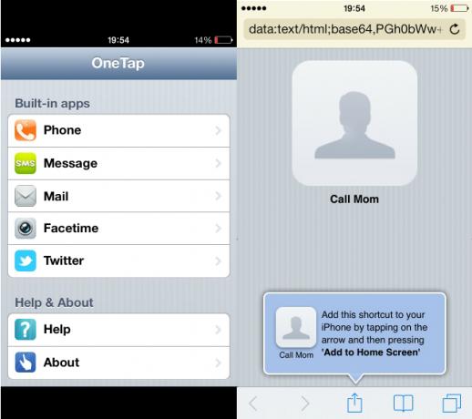 OneTap-iOS-lietotne