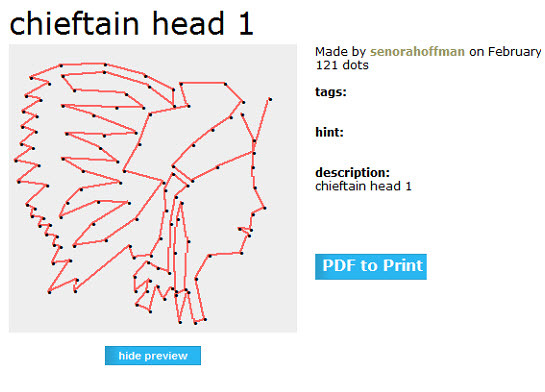 dot to dot puzzle veidotājs