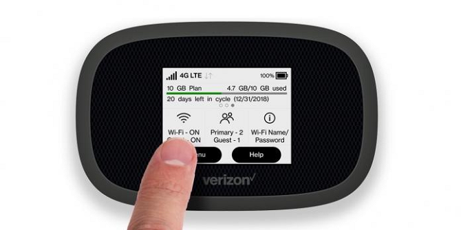 Verizon Jetpack MiFi 8800L wifi karstā tīkla ierīce