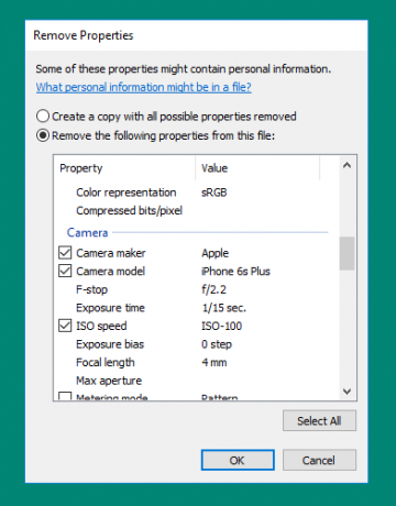 Kā noņemt personisko informāciju no fotoattēliem sistēmā Windows 10 Photo Properties 2