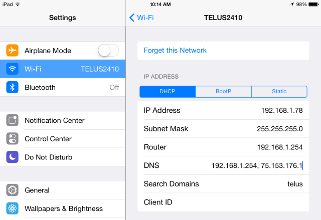 Apiet ģeorestrikcijas, mainot viedtālruņa DNS iestatījumus, mainiet dns serveri uz iPhone vai ipad ios 7