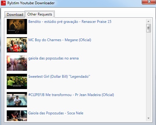 Rylstim YouTube Downloader: darbvirsmas lietotne YouTube video lejupielādēšanai dažādos failu formātos Downloader