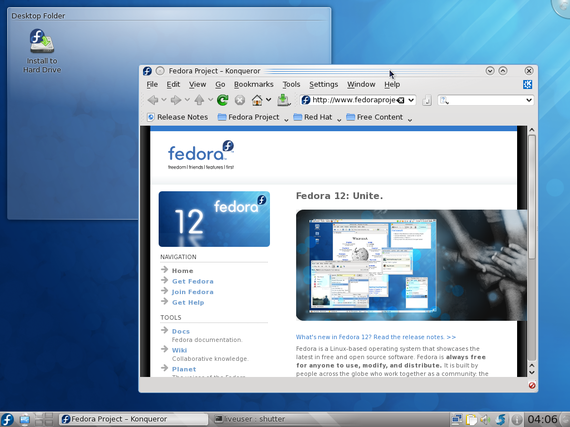 fedora 12 funkcijas