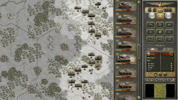 Panzer Corps II pasaules kara stratēģijas spēle