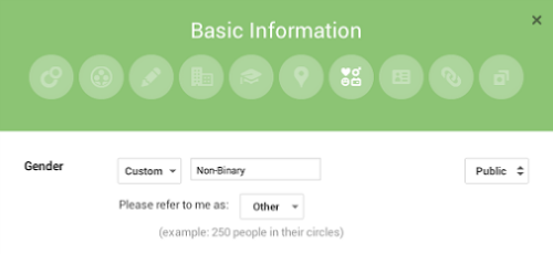 google plus-custom-gender