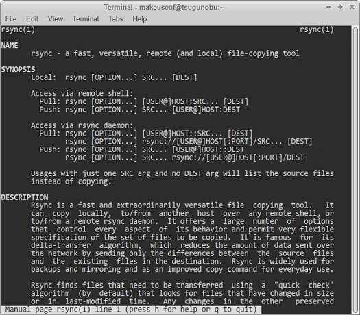 rsync rokasgrāmata