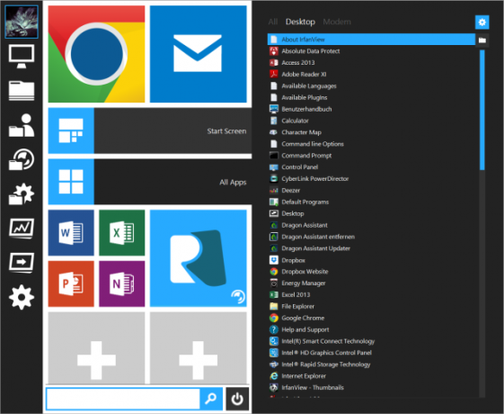 Start Menu Reviver paplašināts