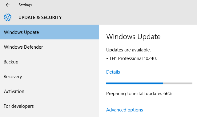 Windows 10 instalēšana Build 10240