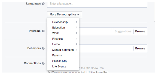 Facebook vairāk demogrāfijas