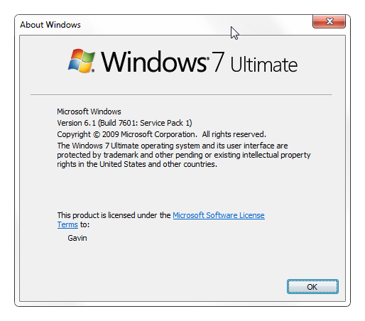 WinVer Windows versija