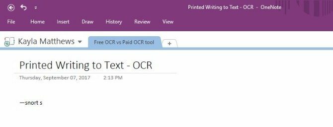 onenote optiskā rakstzīmju atpazīšana