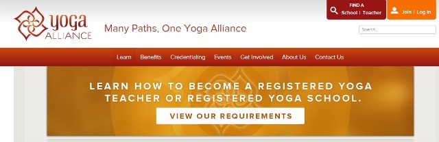 Vietne YogaAlliance