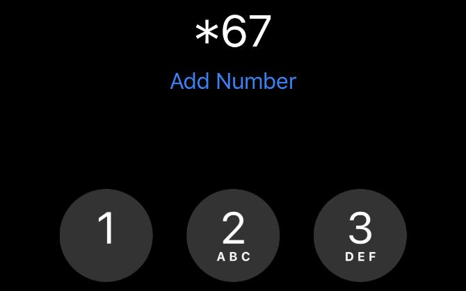 * 67 no iPhone Phone tastatūras