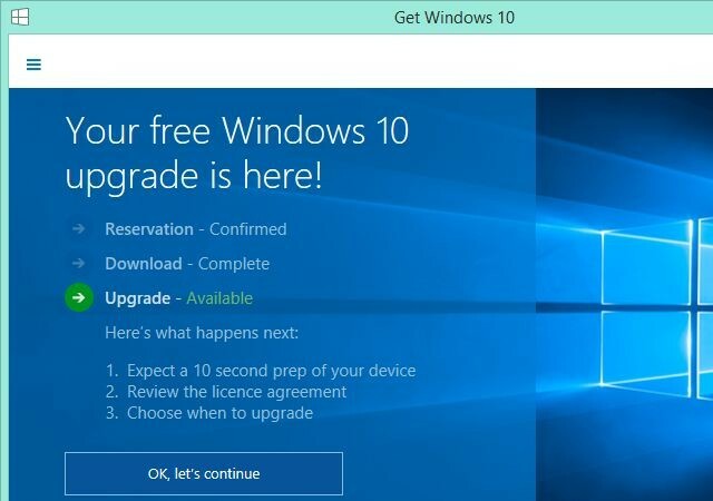 Windows 10 jaunināšana ir gatava