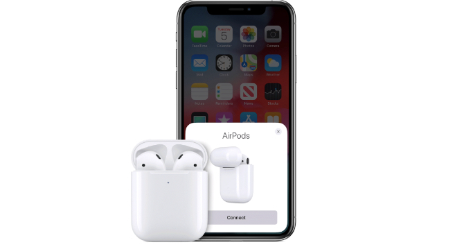 kā savienot pārī AirPod ar iPhone