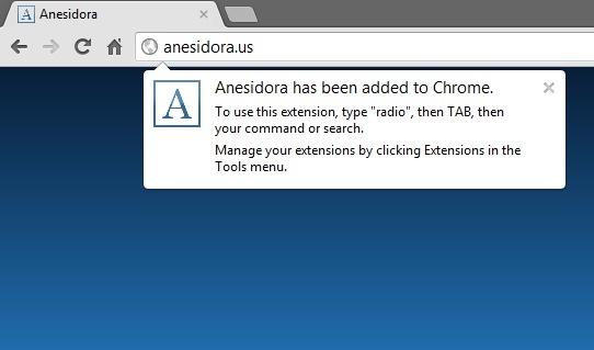 Klausieties mieru Pandora - nav reklāmu, nav cilņu [Chrome] 9 Anesidora meklēšanas ziņojums