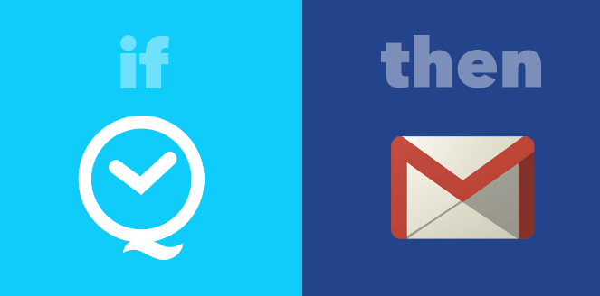 IFTTT recepte viedtālruņa lietojumam Gmail atgādinājums