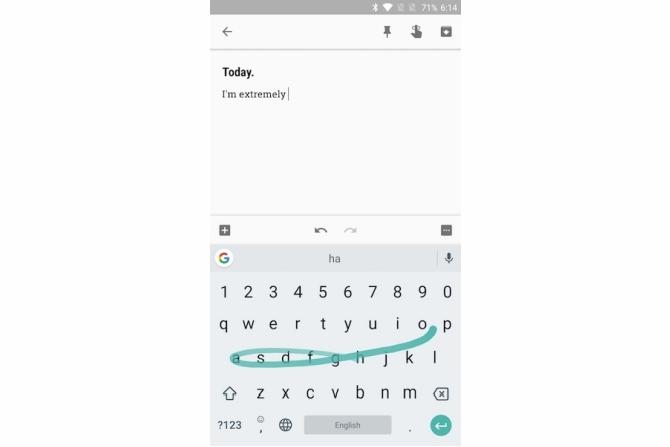 gboard padomiem ierakstiet ātrāk