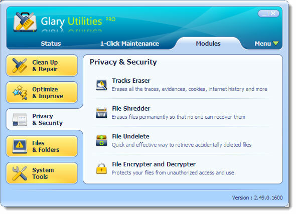 Glabājiet datoru nevainojami, izmantojot Glary Utilities Pro glary utilities02