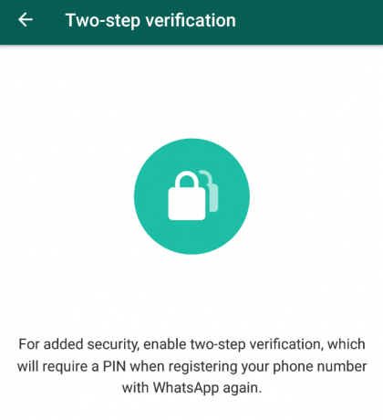 WhatsApp divpakāpju verifikācija