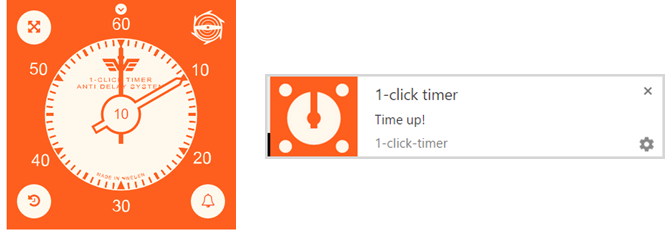 1clicktimer Chrome paplašinājums