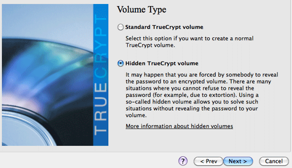 Kā izveidot patiesi slēptu nodalījumu ar TrueCrypt 7 3 slēptu sējumu